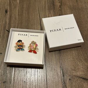NWT Disney Baublebar Pixar Toy Story Mr. and Mrs. Potato Head Earrings